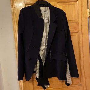 Monse Stunning VeryDarkBlueLogoBlazer NewWithTags